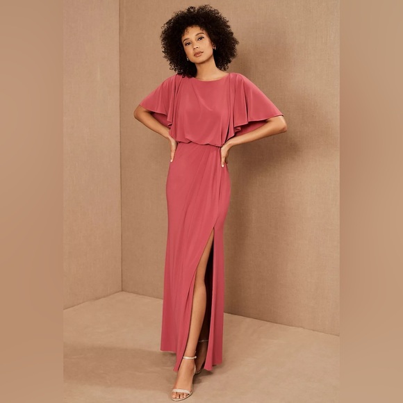 New BHLDN Lena Raspberry Dress By Anthropologie!!🔥🔥🔥